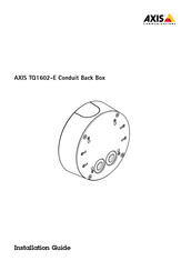 Axis Communications TQ1602-E Installationsanleitung