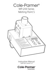 Cole Parmer MP-200 Serie Bedienungsanleitung