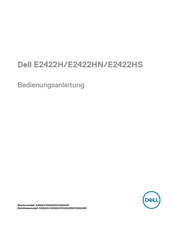 Dell E2422Ht Bedienungsanleitung