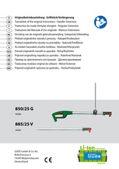 Gude 885/25 V Originalbetriebsanleitung