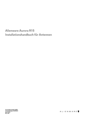 Alienware D30M Installationshandbuch