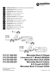 Westfalia Automotive 313 276 600 001 Montage- Und Betriebsanleitung