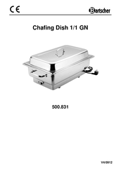 Bartscher Chafing Dish 1/1 GN Bedienungsanleitung