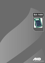 AKO-Agrartechnik BA-1400 Bedienungsanweisung