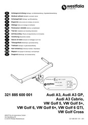 Westfalia Automotive 321 885 600 001 Montage- Und Betriebsanleitung
