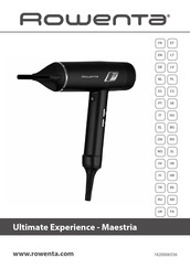 ROWENTA Ultimate Experience Maestria Bedienungsanleitung