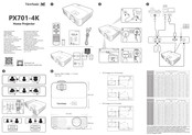 ViewSonic PX701-4K Schnellstart Handbuch