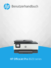 HP OfficeJet Pro 8020 Serie Benutzerhandbuch