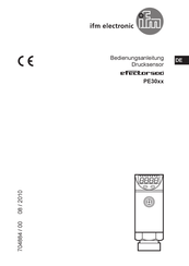 IFM Electronic Efector500 PE30 Serie Bedienungsanleitung