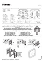 Bticino K4003DCW Kurzanleitung