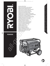 Ryobi RGN2500 Übersetzung Der Originalanleitung