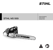 Stihl MS 500i Gebrauchsanleitung