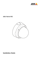 Axis Communications P3818-PVE Installationsanleitung
