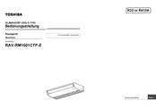 Toshiba RAV-RM1601CTP-E Bedienungsanleitung