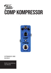 FAME Comp Kompressor Bedienungsanleitung