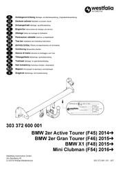 Westfalia Automotive 303 372 600 001 Montage- Und Betriebsanleitung
