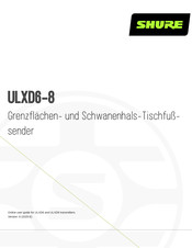 Shure ULXD6/O-K51 Bedienungsanleitung