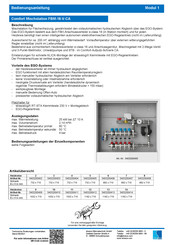Strawa Comfort Mischstation FBM-18-V-CA Bedienungsanleitung