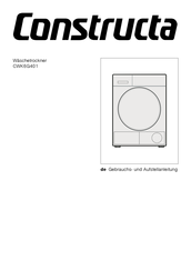 CONSTRUCTA CWK6G401 Gebrauchs- Und Aufstellanleitung