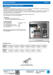 Strawa Comfort Mischstation FBM-63-H-C69-E Bedienungsanleitung