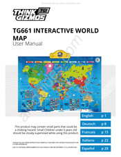 THINK GIZMOS TG661 INTERACTIVE WORLD MAP Bedienungsanleitung