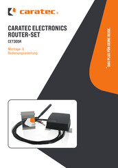 Caratec CET305R Montage- & Bedienungsanleitung