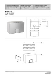 Franke RODX310 Demontage- Und Montageanleitung