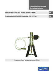 WIKA CPP30 Betriebsanleitung