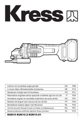 Kress KUH10.2 Originalbetriebsanleitung