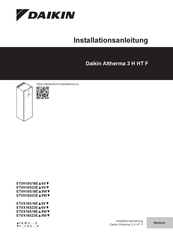 Daikin Altherma 3 H HT F ETVH16S18E9W Serie Installationsanleitung