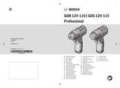 Bosch GDR 12V-110 Professional Originalbetriebsanleitung