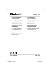 EINHELL GC-EM 1030 Originalbetriebsanleitung