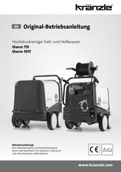 Kranzle therm 715 Originalbetriebsanleitung