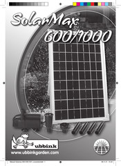 ubbink SolarMax 600 Bedienungsanleitung