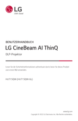 LG CineBeam AI ThinQ Benutzerhandbuch