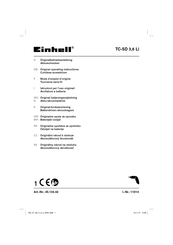 EINHELL TC-SD 3,6 Li Originalbetriebsanleitung