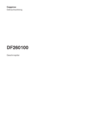 Gaggenau DF260100 Gebrauchsanleitung