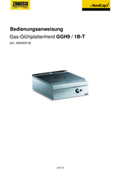 Nordcap Zanussi Professional GGH9/1B-T Bedienungsanweisung