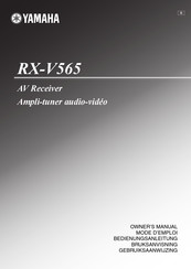 Yamaha RX-V565BL Bedienungsanleitung