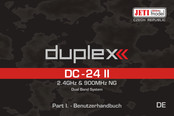 JETI model duplex DC - 24 II Benutzerhandbuch