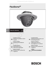 Bosch FlexiDome VF VDC-455V03-20 Installationshandbuch