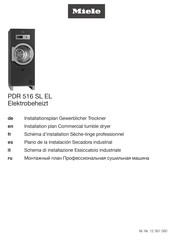 Miele PDR 516 SL TOP EL IGS Installationsplan