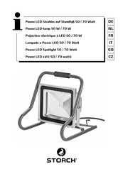 Storch Power LED-lamp 50 W Bedienungsanleitung