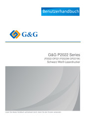 G&G P2022W-OP221W Benutzerhandbuch