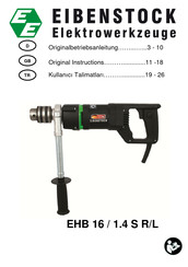 Eibenstock EHB 16 / 1.4 S R/L Originalbetriebsanleitung