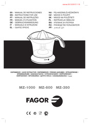 Fagor MZ-350 Gebrauchsanweisung