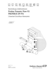 Endress+Hauser PROline Prosonic Flow 93 Beschreibung