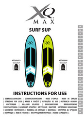XQ MAX SURF SUP Gebrauchsanweisung
