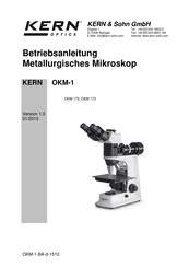 KERN Optics OKM 172 Betriebsanleitung