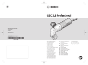 Bosch GSC 2,8 Professional Originalbetriebsanleitung